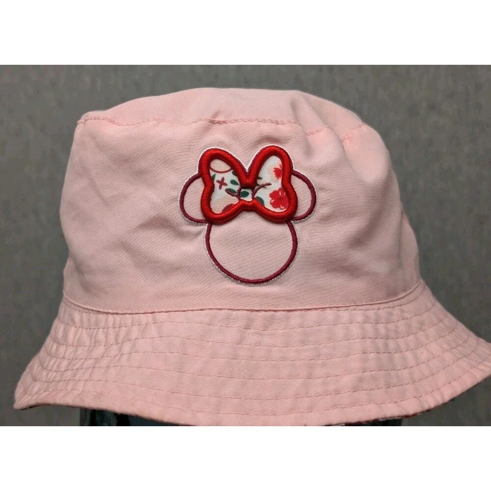 Disney Mickey Mouse Allower Ditsy Floral Print Reversible Bucket Hat